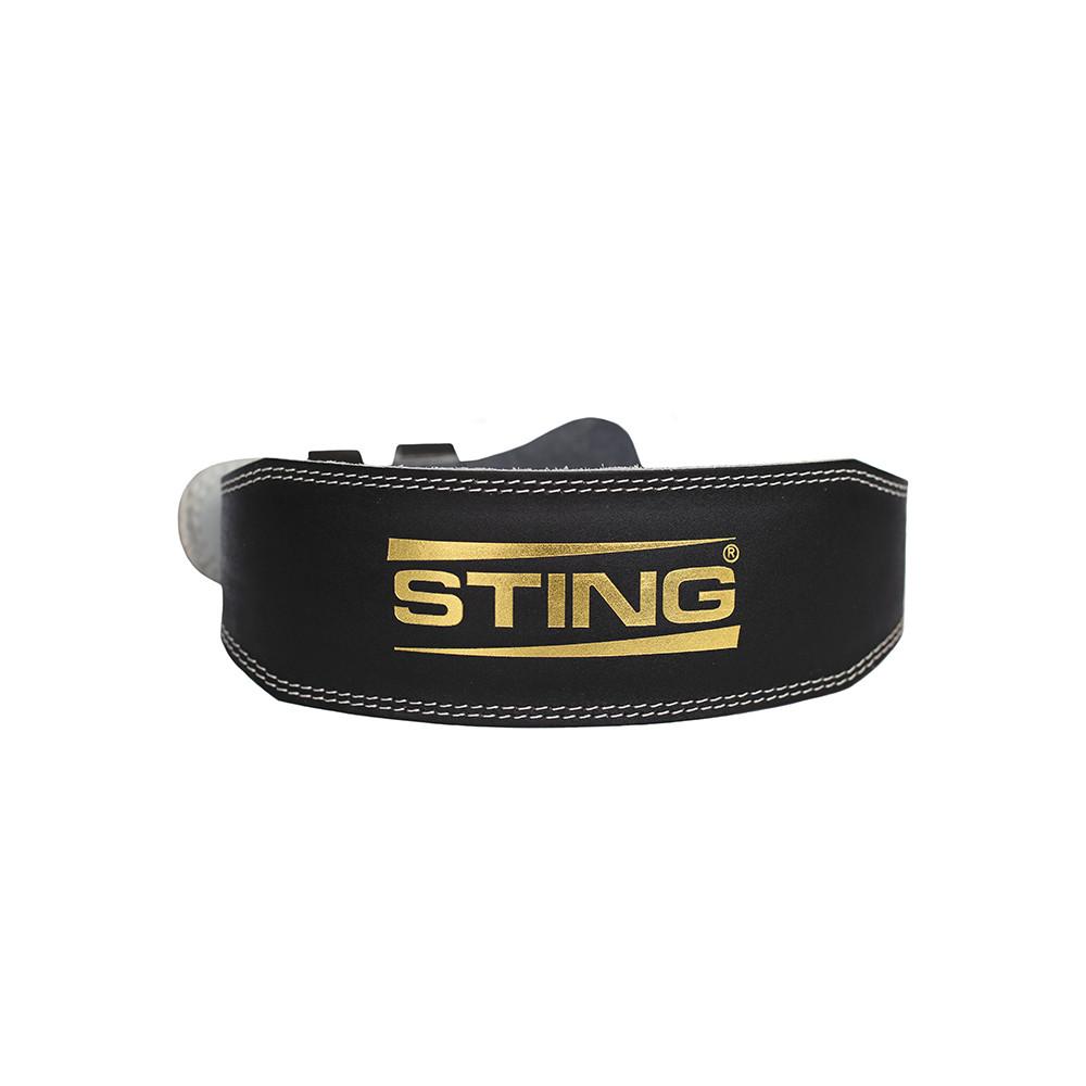 GoFit Padded Etched Leather Weightlifting Belt - Medium